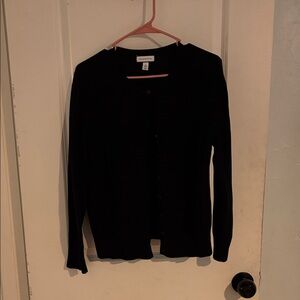 Charter Club Black Cardigan Sweater